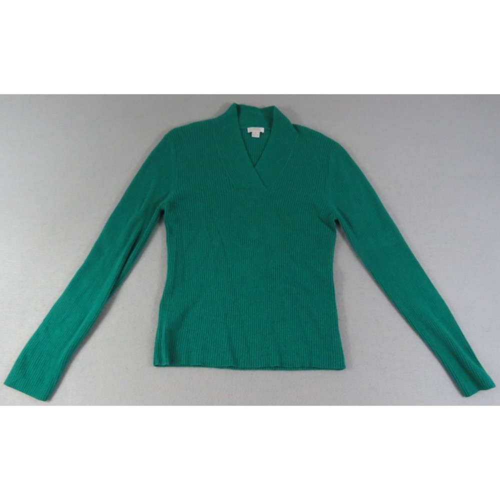 Investments 100% Fine Cashmere‎ Ribbed Cable Knit Quiet Luxury Sweater Women's L